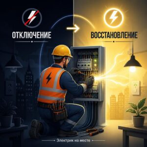 Отключение электроэнергии